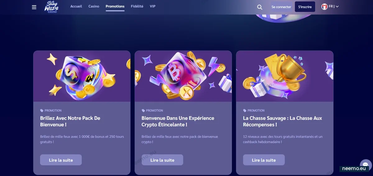 Illustration : les types de bonus de casino